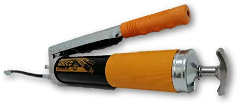 Ingco INGRASSATORE A Mano Doppio PISTONE + Tubi + testine - 400cc - Pompa INGRASSAGGIO GRG015002