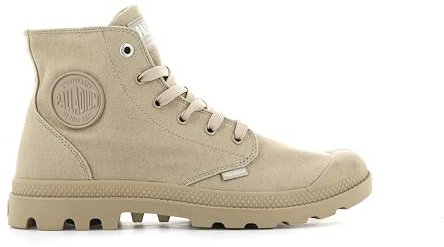 Palladium Blandade Pampa monokroma sneakerstövlar, Beige färg, 47 EU