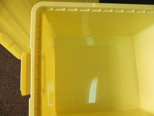 Generisch 1 Wabentransportkiste Transporter m.Deckel DNM + Zander 1,5 DN 1,5 anderthalb gelb Weiss Imker Imkerei Bienen
