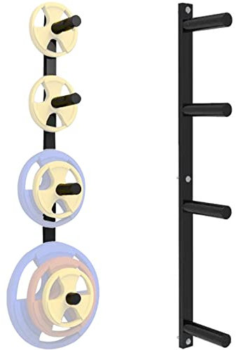 BESNUT Hantelscheibenhalter für die Wand, Olympischer Hantelscheibenständer, Hantelscheibenaufbewahrung, Wandmontierter Hantelständer, Fitnessstudio, Bodybuilding, Gewichtheben, Fitnessorganisation