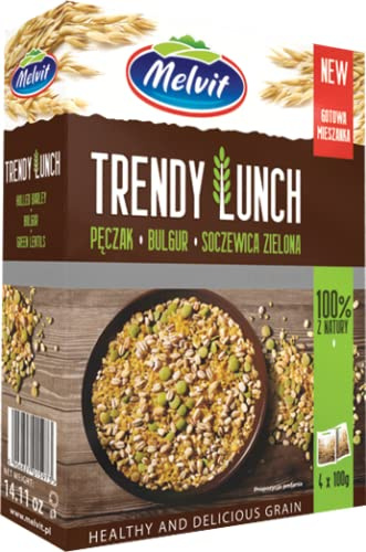 400 G TRENDY LUNCH CEBATA BULGUR LENTELE VERDI MELVIT - SCATOLA DA 6 UND