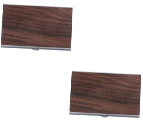 TEHAUX 2stücke Client Record Card Box Multifunktionaler Visitenkartenhalter Praktischer Kartenorganizer Für Büro Und Zuhause Für Visitenkarten Kreditkarten Und