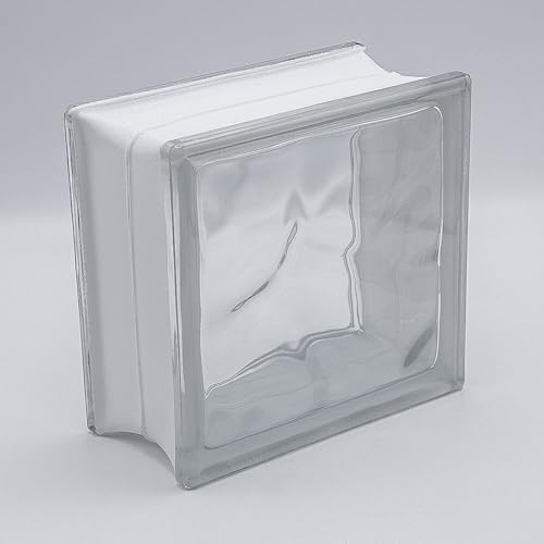 Fuchs Design - Blocchi in vetro nuvola, 19 x 19 x 10 cm, 6 pezzi