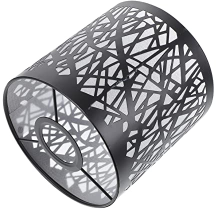 HOMSFOU Lampenschirm Aus Eisen Vintage Lampenschirm Für Pendelleuchte Und Tischlampe Birdcage Design Mit Sanftem Licht Für Stehlampe Nachttischlampe Und Dekorative Innenbeleuchtung