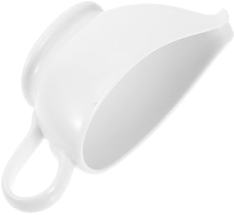 ABOOFAN Pichets à Sauce Individuels pour Servir Saucière avec Louche pour Crème Sirop Plus Pichet en Porcelaine