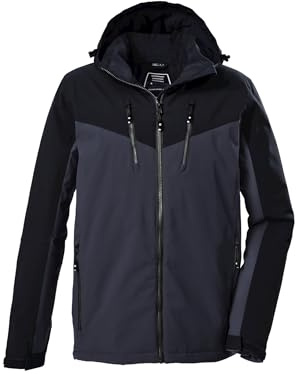 Killtec Herren Skijacke Funktionsjacke mit Kapuze und Schneefang KSW 441 MN SKI Jckt 00860-dunkel stahlblau S