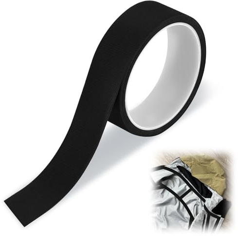 Tikplus Nahtband zum Aufbügeln, Patch-Reparaturband 30mm Breit, 30mm*5m | Zelt Klebeband Wasserdicht, Nahtdichtband Stoff, Dichtband Selbstklebend für Fabric Neoprenanzüge Repair, Seal