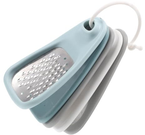 SOIMISS Rallador de Cocina Multifuncional, Pelador y Abridor de Botellas, Acero Inoxidable y Plástico, Adecuado para Camping y Rv