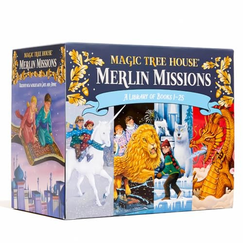 Magic Tree House Merlin Missions A Library Of Books 1-25 Boxed Set Complete Collection