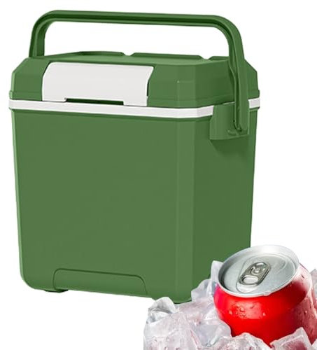 Tragbare Eisbox, harter Kühlschrank, leichte Kühlbox mit Griff, wiederverwendbarer Organizer zum Trinken von Getränken aus Wasserflaschen.