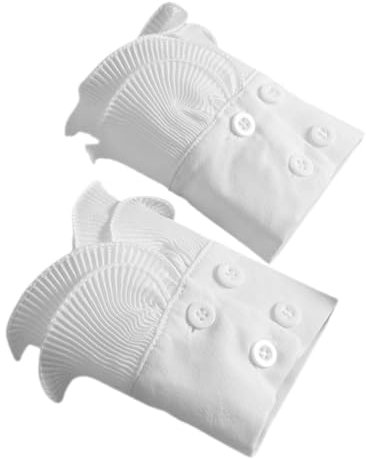 Beaupretty 1 Paar Lolita-accessoires Ärmel Handgelenkmanschetten Kostümzubehör Handschelle Für Teenager-mädchen Kleiderzubehör Für Frauen Handgelenkmanschette Für Damen Stoff