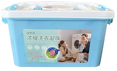 STREAMVOY Lot de 90 capsules parfumées multi-nettoyantes pour lavage en machine, parfum fleur de fruits frais, sans danger pour les couleurs, adoucissantes, élimination des taches, faible résidu