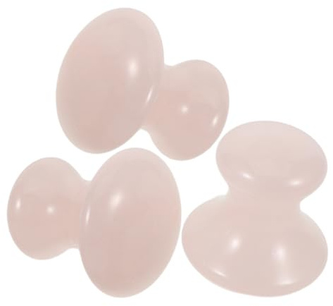 FRCOLOR 3stücke Jade-gesichtsmassageroller und Gua-sha-werkzeug Kristall für Gesichtsmassage Hautpflege Reduzierung von Tränensäcken und Verbesserung der Hautelastizität