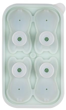 Raypontia Moule à Glaçons pour Congélateur,Créateur de Blocs de Glace 4 Cavités en Forme de Chat et de Chien | Moules À Glace En Forme D'Animaux - pour Boissons telles que Café, Vin,