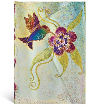 Paperblanks Laurel Burch Kolibri Ausgefallene Kreationen - Notizbuch Mini Liniert - , Mini (140 x 100)