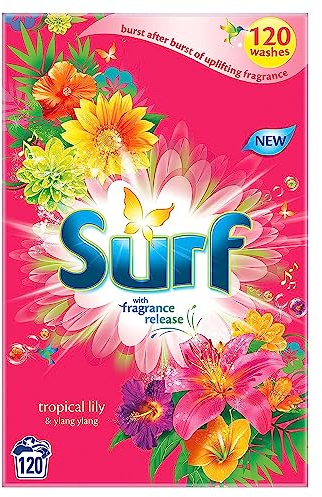 Surf Tropical Lily and Ylang Ylang Biological Cleaning Fabric Solution Washing Powder For Clothes Bulk Pack (8.4 kg)