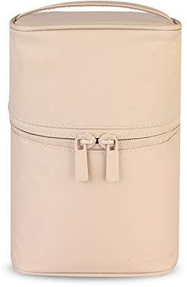 FANDARE Trousse de Toilette Femme Trousses à Maquillage Fille Sac Cosmétique Vanity Voyage Nécessaire de Toilette Imperméable Makeup Sac Beauté Sacs de Maquillage Nylon Rose