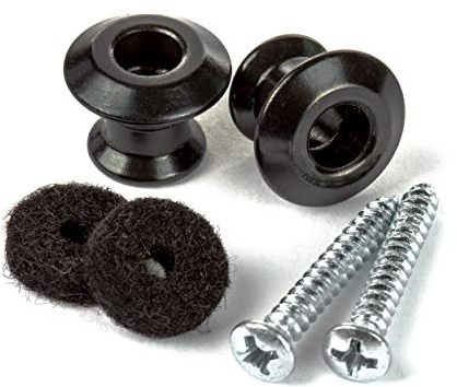 JIM DUNLOP Straplok Dual Design, Schwarz, 2 Stück