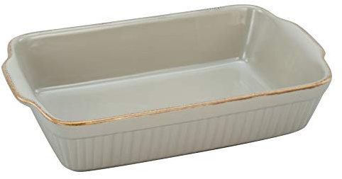 CreaTable, 23530, Serie Classic VINTAGE, 1-teiliges Geschirrset, Auflaufform aus Steinzeug, spülmaschinen- und mikrowellengeeignet, Made in Portugal