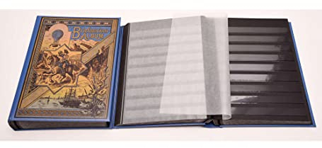 Goldhahn Briefmarkenalbum Einsteckalbum 60 schwarze Seiten Nostalgie-Album Millenium Briefmarken für Sammler