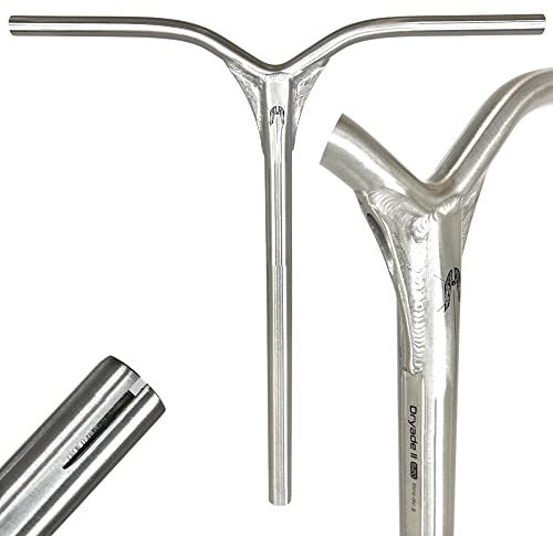 Fantic26 Sticker + Ethic DTC Dryade V2 Aluminium Stunt-Scooter IHC Bar Park-Trick-Tret-Roller Ersatz-Lenker (57cm Silber)