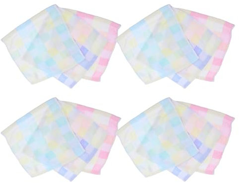 TOYANDONA 12stücke Teiliges Saugfähigen Burptüchern Baumwolle Für Neugeborene Multifunktional Als Spucktuch Und Rosa Blau Und Grün