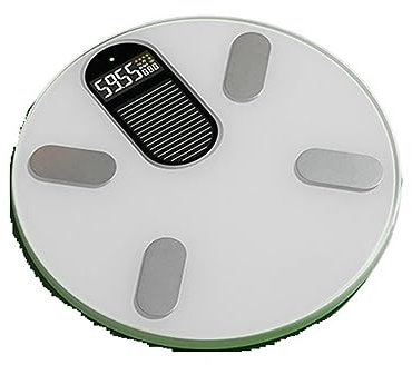 Pèse-personne numérique Balance For Le Poids Corporel Et Le Pourcentage De Graisse, Balance De Poids Bluetooth À Énergie Solaire, Balance De Salle De Bain Numérique Intelligente