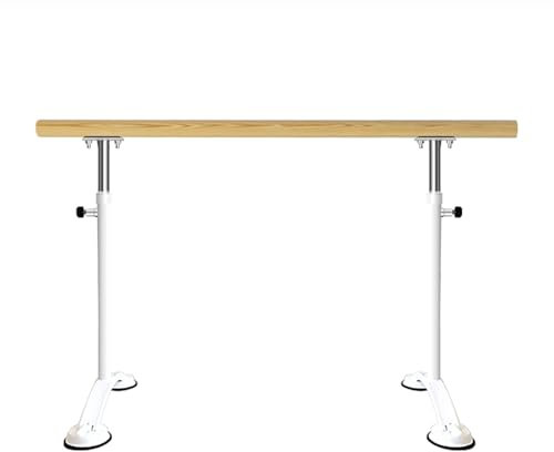 zxhrybh Ballettstange, Höhenverstellbare Ballettstange für Zuhause, Anhebbare Pole Dance Stange mit Saugnäpfen, für Kinder und Erwachsene, Professionelle Mobile Stange(59in/150cm)