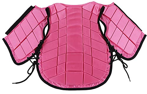 aqxreight Reitweste, mit Schaumstoff Gepolstert, für, Sport, Reiten, Schutzausrüstung, Körperschutz, PinkCL (CM)