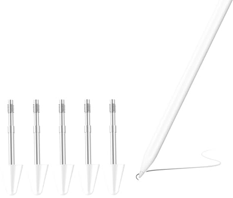 SUEEWE 5 Stück Originale Ersatzspitzen für Xiaomi Focus Pen, Weiß | für Xiaomi Pad 7 Pro/7/6S Pro, NICHT für Xiaomi Focus Pen Pro