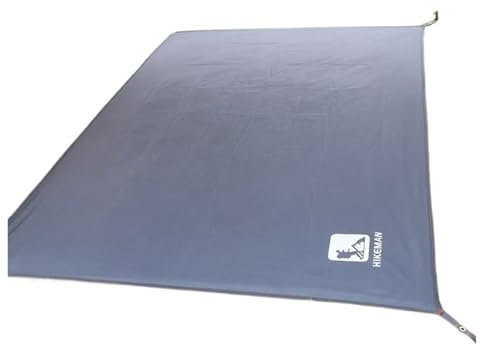 DXZXDJIU Thickened Oxford Cloth Waterproof Outdoor Tent Floor Mat - Multi-Purpose Picnic Mat & Sunshade Canopy Ground Cloth(Grey,210 * 210cm)