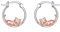 VONALA Pendientes de aro de gato perezoso de plata de ley 925 con bonitos pendientes de aro de animales, joyas regalos para mujeres e hijas, Plata de ley