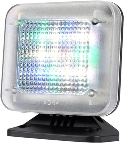Simulateur TV LED pour la sécurité à la maison – Faux équipement TV anti-effraction avec minuterie et capteur de lumière, lumière de sécurité nocturne pour la protection contre le cambriolage