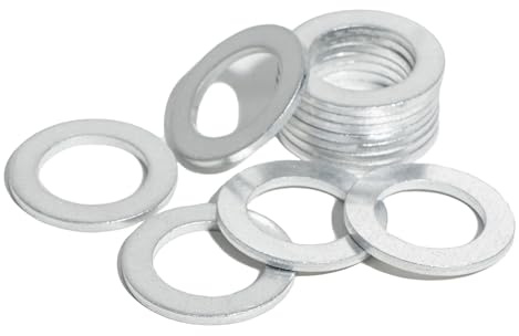 LDHNFBYV Set di 50 rondelle Anti-schiacciamento for Tappi in Alluminio da 12x20x1,5 mm