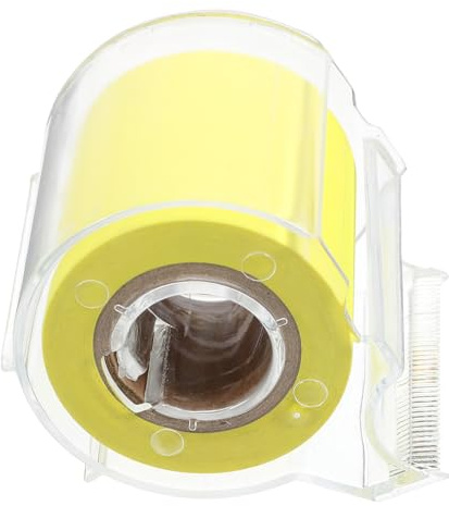 OATIPHO Ruban Adhésif Mémo Multifonction Jaune Bloc-Notes Autocollant Portable Rouleau de Notes Repositionnable pour Maison et Bureau Accessoire Pratique pour Prise de Notes Rapide