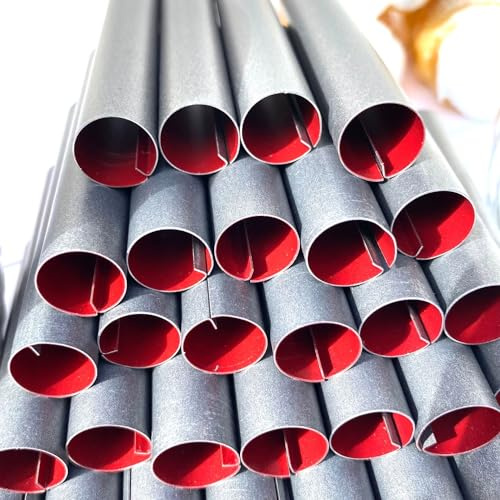 CULIMI Schaumrollen Formen - 8 cm/ 3,14/ 30 Set Schaumrollenform Schillerlockenform Sahnerollen Antihaftbeschichtung Röhrchen