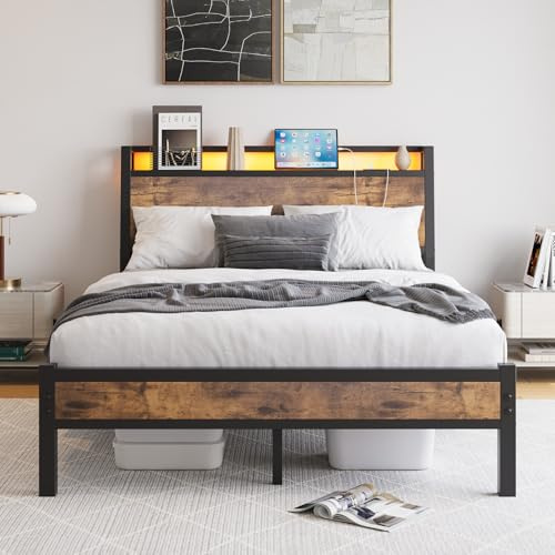 JELUTE Double Size Bed Frame, Black