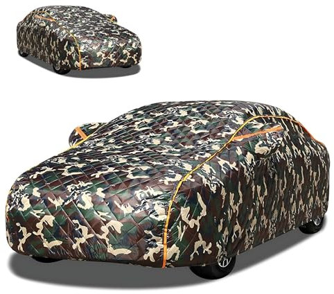 Bâche Voiture Anti-GrêLe pour Peugeot 2008 SUV (2013-2022), Bache Protection Voiture Exterieur, Housse Voiture en Coton Épais, Bâche Voiture Imperméable Protection Tous Temps