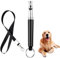 LBJFYHJN Hundepfeife Hochfrequenz Lautlos – Ultrasonisches Anti-Bell-Hunde-Zubehör mit Lanyard, Verstellbares Hundepfeife für alle Rassen - Schwarz
