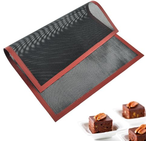 WUYJI Tapetes para hornear 1 tapete de silicona microporoso para hornear,tapete perforado para pasta,bandeja para hornear,tapete de silicona para hornear (40 x 30 cm)