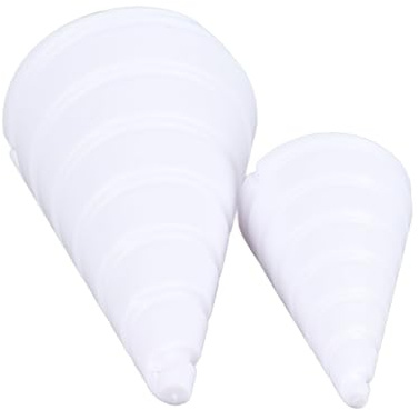 Dioche Coil WindePlantilla para Enrollar Alambre de Bobina de Jardinería - Herramienta para Hacer Antenas de Electrocultivo de 2 Piezas - Creación de Bobinas de Cobre de Plástico Duradero para