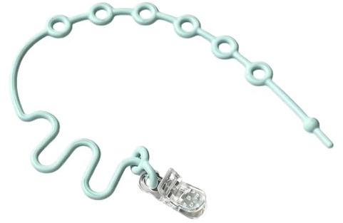 Cinghie per passeggino, 40 cm, regolabile, supporto per giocattoli in silicone, gancio universale per seggiolino auto, biberon, culla, ciuccio, da viaggio, e bambini piccoli