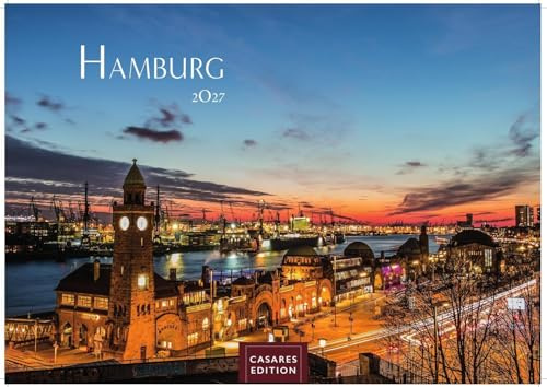 Hamburg Kalender 2027 – Wandkalender | Fotokalender Deutschland 35x24cm - mit 12 beeindruckenden Bildern mit stimmungsvollen Motiven von Hafen, Elbe, Speicherstadt und hanseatischem Flair