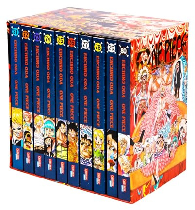 One Piece Sammelschuber 8: Dressrosa (inklusive Band 71-80): Der achte Sammelschuber des weltweit beliebten Manga ONE PIECE – ein perfektes Set für Fans und Neulinge!