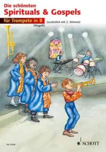 Die schönsten Spirituals & Gospels: sehr leicht bearbeitet. 1-2 Trompeten in B. Spielpartitur.
