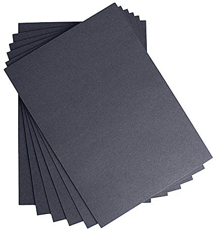A3 210 g/m² Karton von House of Card & Paper, Schwarz, 50 Blatt Packung