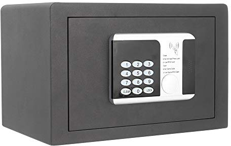Profirst Möbeltresor Frequenz 1 Elektronikschloss Notöffnung RFID Technologie Anthrazit BxH 35x25cm Innenbeleuchtung Befestigungsmaterial