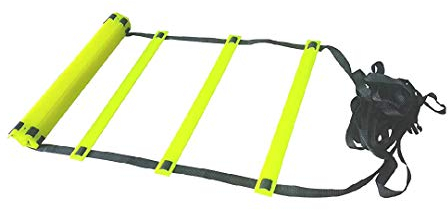 Kalindri Sports 4 m Speed Agility Leiter, Leichtathletik-Ausrüstung für Sporttraining und Fußball, Tennis, Baseballübungen (10 Sprossen)