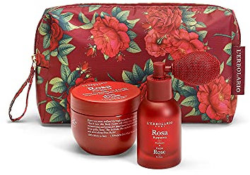 L'Erbolario ROSA PURPUREA Beauty Pochette Fascinosa Edizione Limitata Profumo 30 ml e Crema Profumata per il Corpo 75 ml