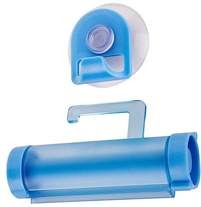 Healvian Dispenser Per Dentifricio Ventosa Per Domestico Compatibile Tutti i Tubetti Dentifricio e Pratico